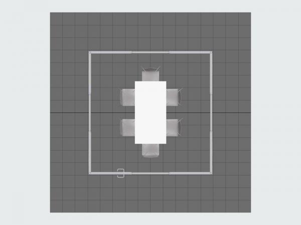 RE-9172 Modular Rental Conference Room -- Plan View